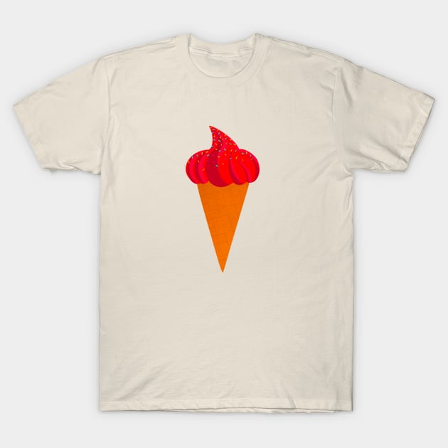 Ice Cream Cone T-Shirt by Obstinate and Literate